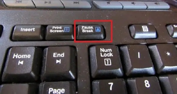 Ctrl + Alt + Break